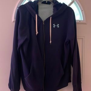 Blue Under Armour zip up